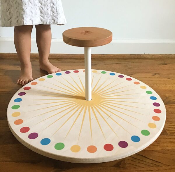 Spinny Thingy - Wooden Sit and Spin - Image 2